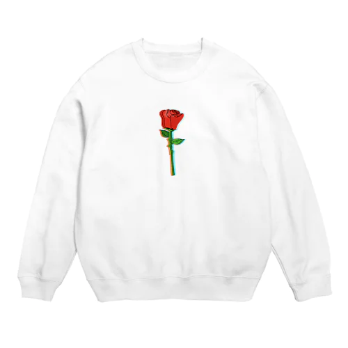 3D Rose Crew Neck Sweatshirt