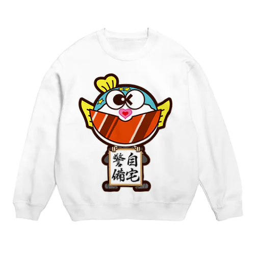 ぷくたん・色紙・自宅警備 Crew Neck Sweatshirt