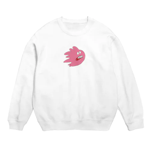 課題の圧に気圧されるうさこ Crew Neck Sweatshirt