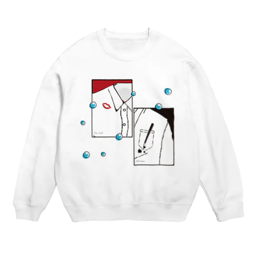 水に流そう Crew Neck Sweatshirt