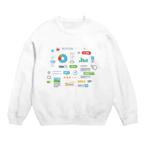 UI/UX (Light) Crew Neck Sweatshirt