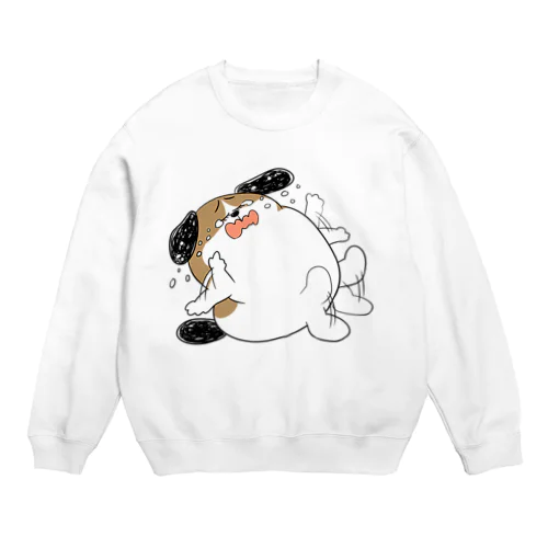 もじゃまるやだやだ Crew Neck Sweatshirt