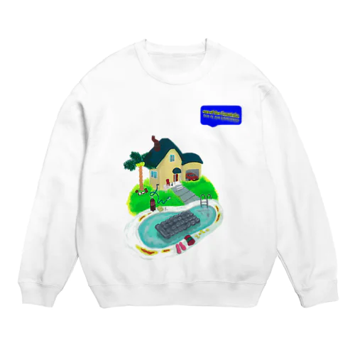 one of the Fountain. Crew Neck Sweatshirt