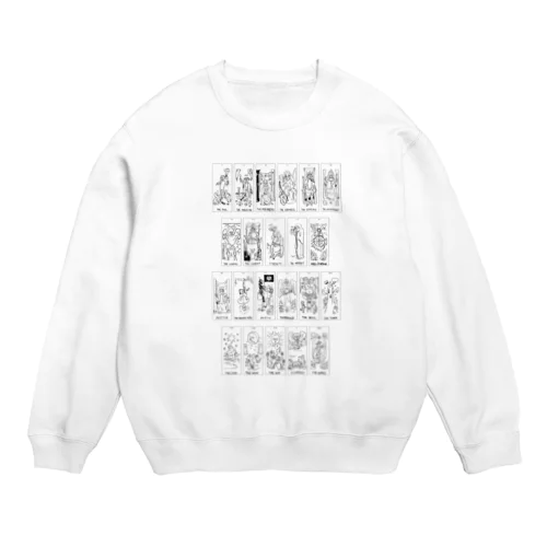 脱力タロット Crew Neck Sweatshirt