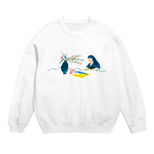 あなたを愛でる Crew Neck Sweatshirt