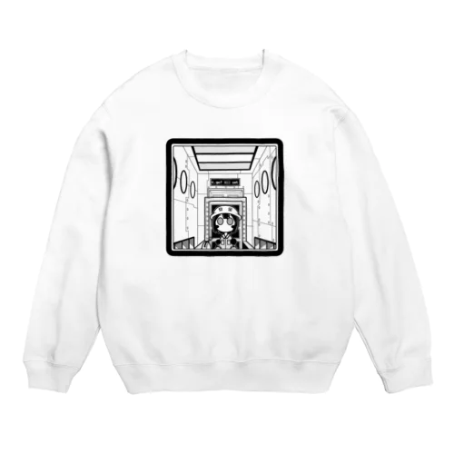 操縦席 Crew Neck Sweatshirt