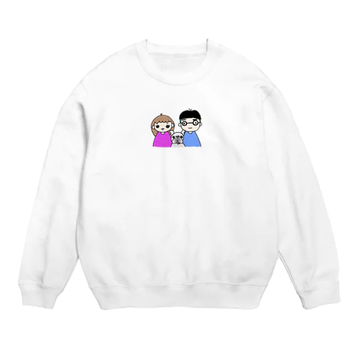 ブウちゃんファミリー Crew Neck Sweatshirt