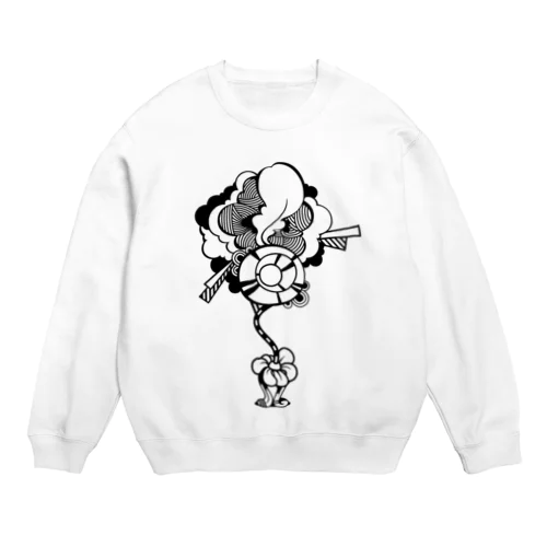 Dreaming Flower Crew Neck Sweatshirt