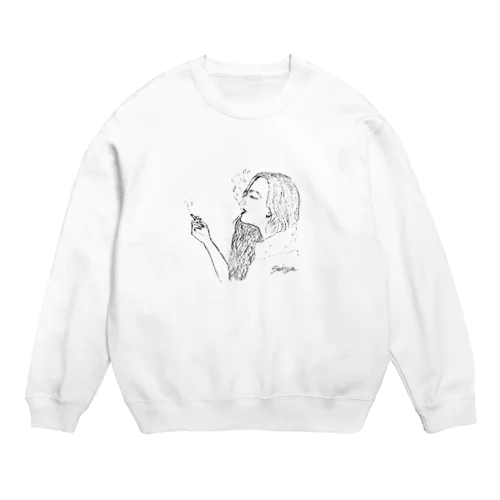 たばこ Crew Neck Sweatshirt