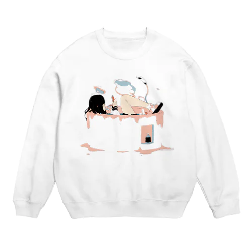 しらす丼 Crew Neck Sweatshirt