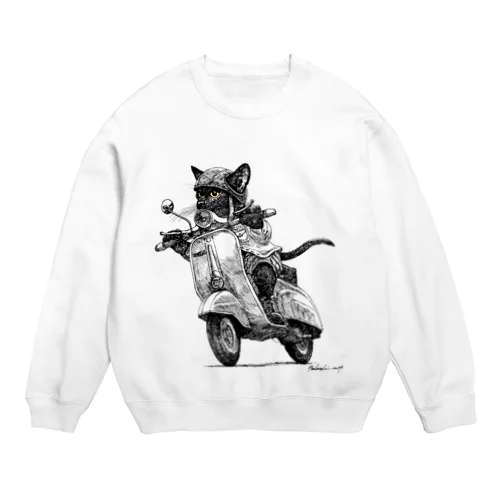 ネコべスパ2014 Crew Neck Sweatshirt