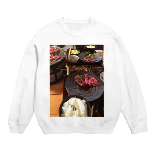 焼肉ランチ Crew Neck Sweatshirt