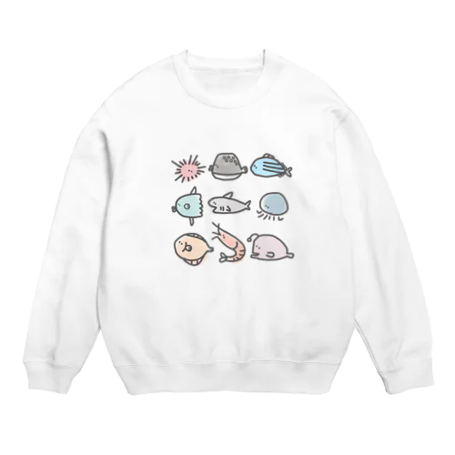 すいぞくかん Crew Neck Sweatshirt