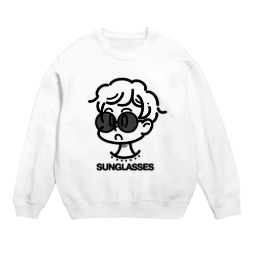 SUNGLASSES_1 Crew Neck Sweatshirt