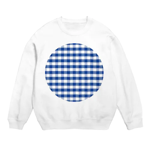 よく見るチェック Crew Neck Sweatshirt