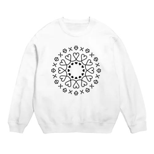 キス＊モノトーン Crew Neck Sweatshirt