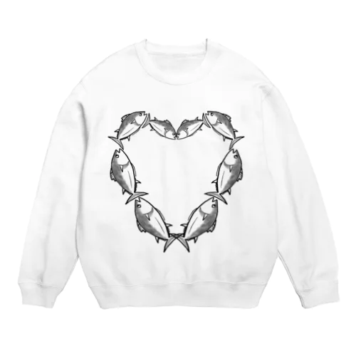 はーとふるまぐろ Crew Neck Sweatshirt