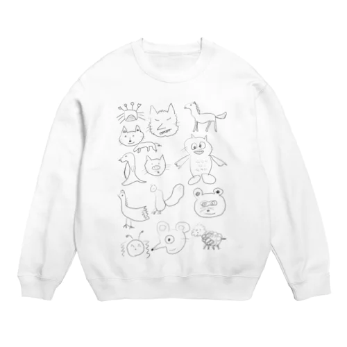 まむふれ1号 Crew Neck Sweatshirt