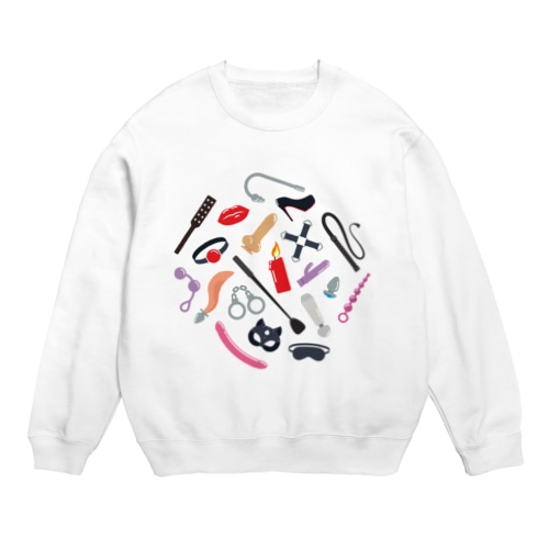 BDSM Icons (Color 01) Crew Neck Sweatshirt