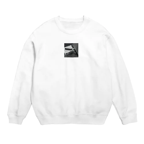 高出力レーザーポインター格安懐中電灯 Crew Neck Sweatshirt