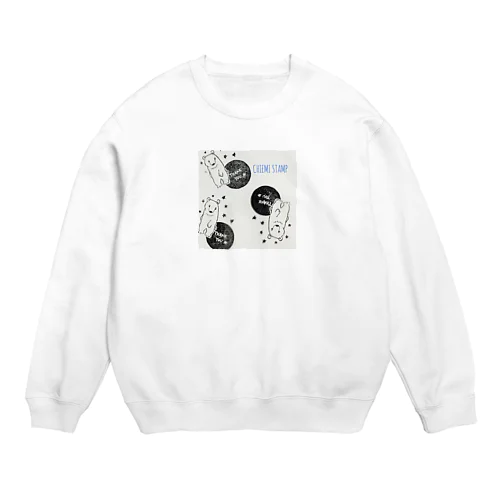 chiemi stampシロクマさん Crew Neck Sweatshirt