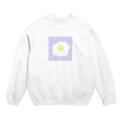 雨の日の目玉焼き Crew Neck Sweatshirt