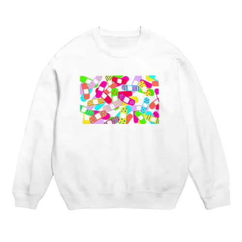 ばんそうこう Crew Neck Sweatshirt