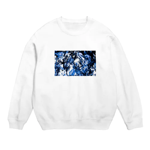 paint_01_landscape(blue) Crew Neck Sweatshirt