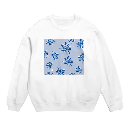 蒼い花 Crew Neck Sweatshirt