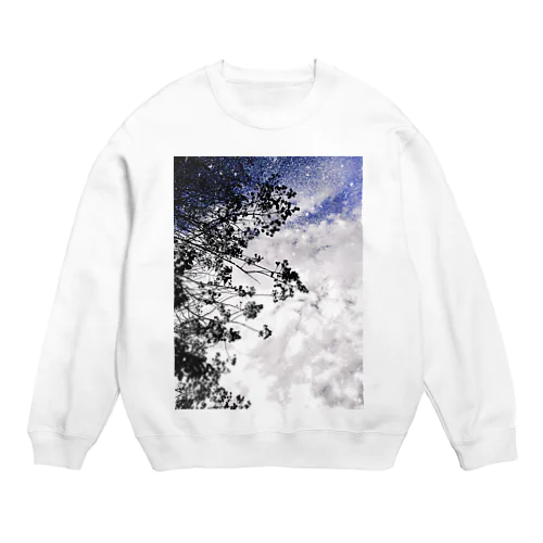 虚移(白) Crew Neck Sweatshirt