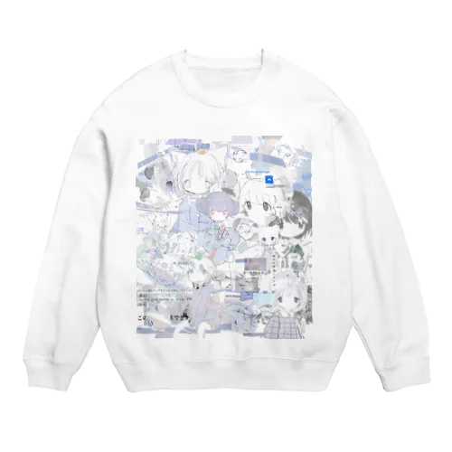 ゆーきん×砂気球 Crew Neck Sweatshirt