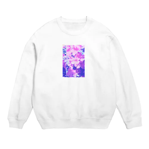 Glitchflower002 Crew Neck Sweatshirt