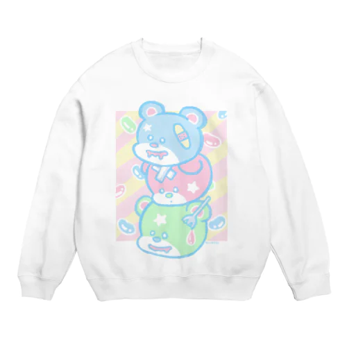 Sweet Bear Bear Bear Crew Neck Sweatshirt