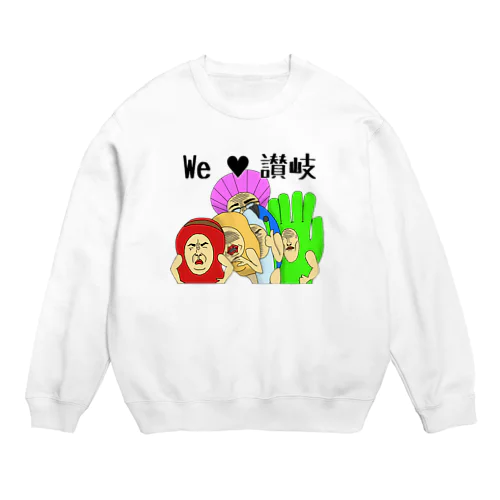 讃岐ラブレンジャーズ「We Love 讃岐」 Crew Neck Sweatshirt