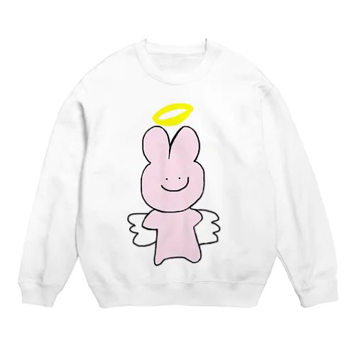 天使うさぎちゃん Crew Neck Sweatshirt