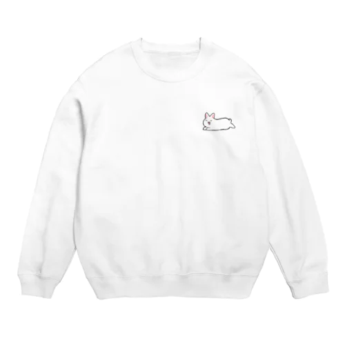 ちょこっと毛玉ちゃん Crew Neck Sweatshirt