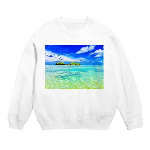 Power of Blue Crew Neck Sweatshirt