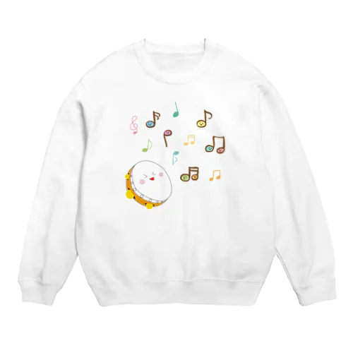 タンバリンくん Crew Neck Sweatshirt