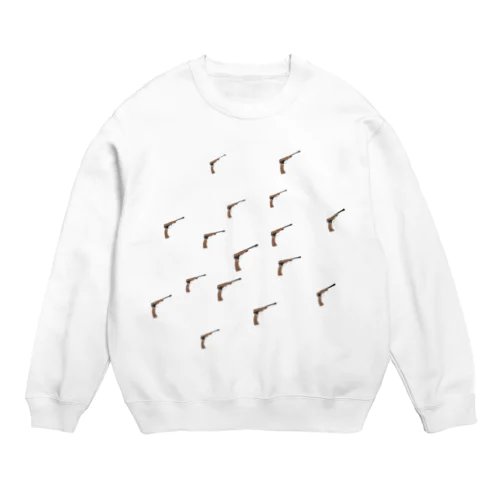 ピストルたくさん Crew Neck Sweatshirt