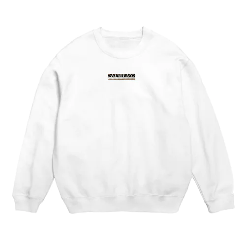 ピアノ鍵盤 Crew Neck Sweatshirt