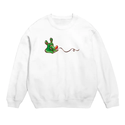 みどりねずみくん Crew Neck Sweatshirt