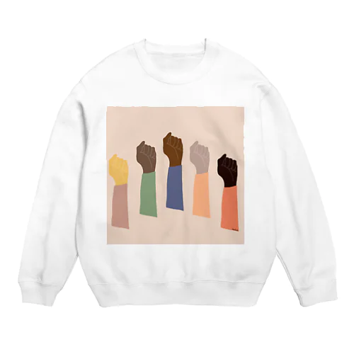 Black Lives Matter illustration Crew Neck Sweatshirt