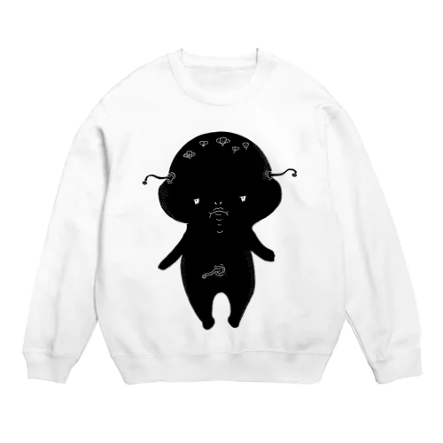 荒ぶるぴこぴこちゃん Crew Neck Sweatshirt