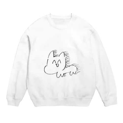 残像くん Crew Neck Sweatshirt