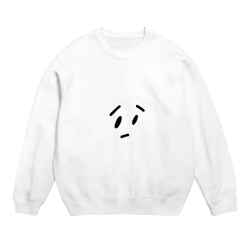 なんともいえないカオ Crew Neck Sweatshirt