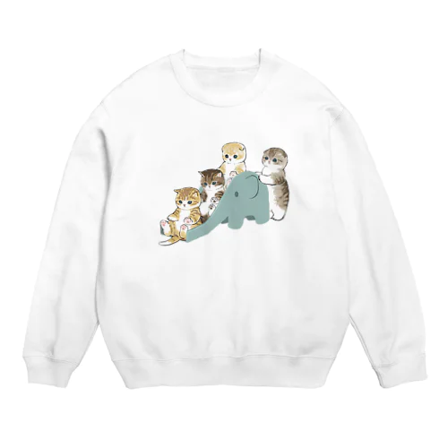 もふもふ渋滞 Crew Neck Sweatshirt