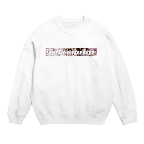 irregular sakura Crew Neck Sweatshirt