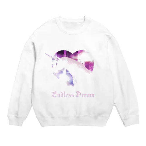 Endless Dream #Pink Crew Neck Sweatshirt