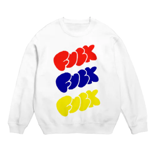 ポップンFワードちゃん Crew Neck Sweatshirt