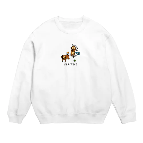 サルのフォアハンド Crew Neck Sweatshirt